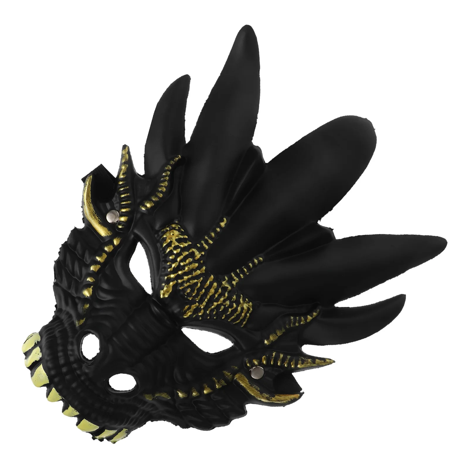 Máscara de cabeza de dragón: máscara de animal 3D realista para Halloween Cosplay mascarada fiesta Festival disfraz Unisex adultos niños