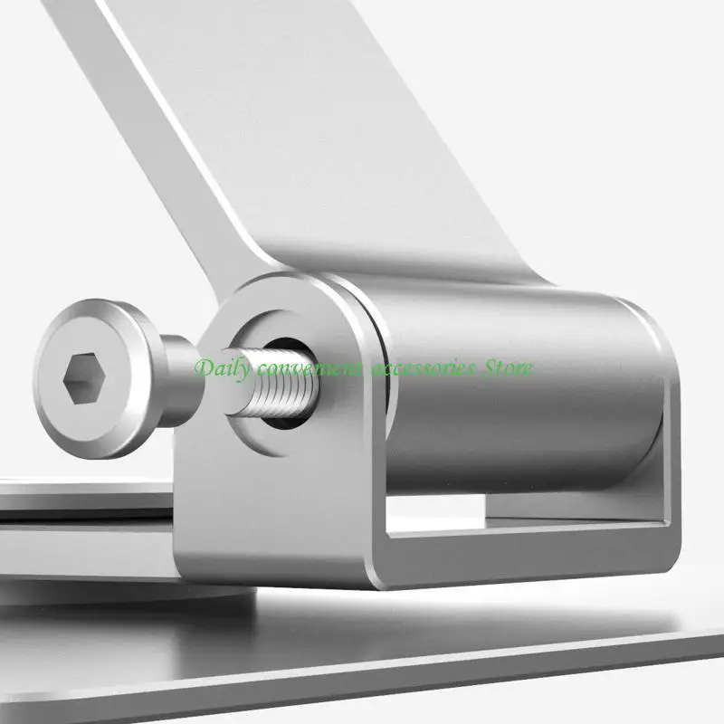 97QB حامل كمبيوتر محمول قابل للتعديل مع 360 قاعدة دوارة مريحة من الألومنيوم حامل الكمبيوتر المحمول قابلة للطي لمدة 10-17 "أجهزة #2