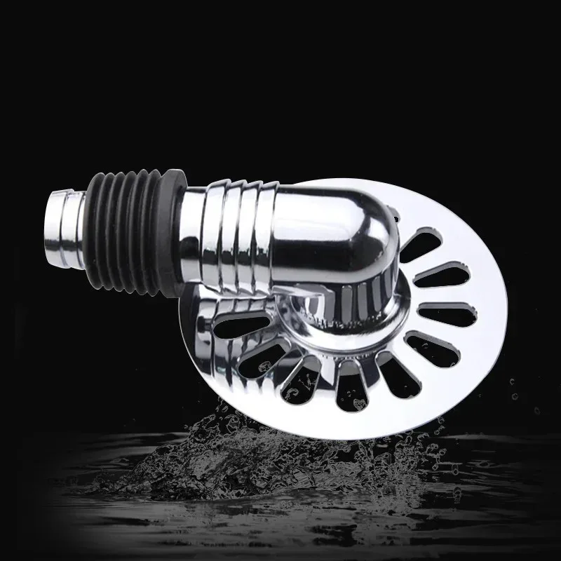 Stainless Steel Round Floor Drain Cver Universal Hose Adapter Disposer Trap Tool