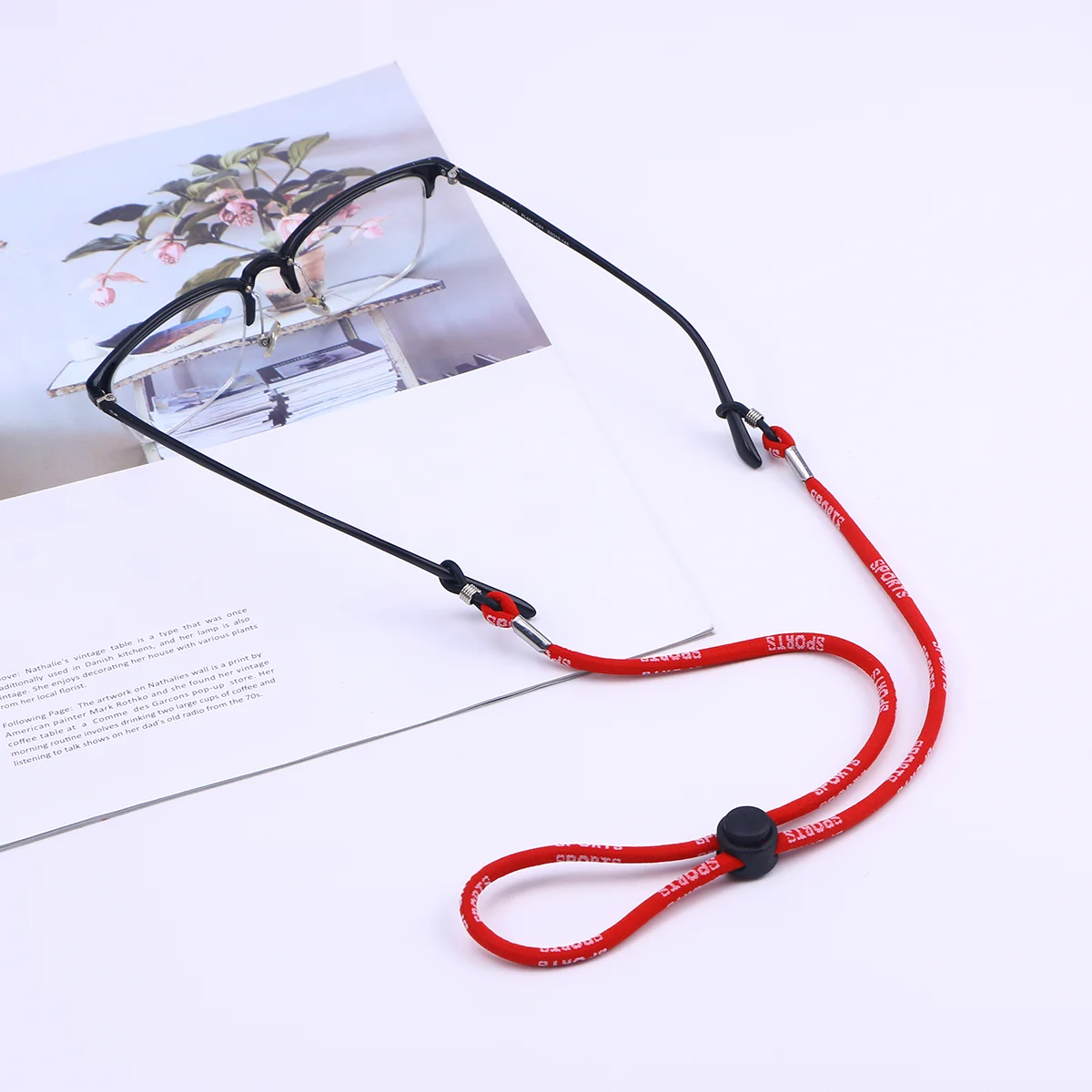 

Eyeglass Strap Holder Cord Retainer Sunglass Glasses Chain for Men Non-slip Sports