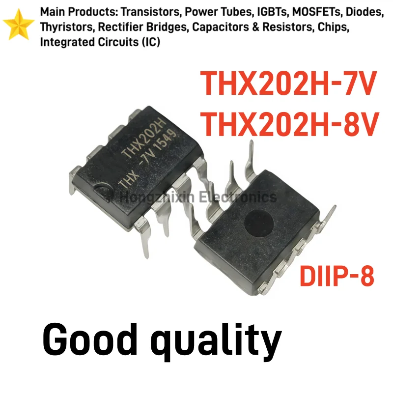 THX202H‑7V THX202H‑8V DIP‑8 10PCS NEW Switching Power Supply IC PWM Controller Chip For Induction Cooker Repair