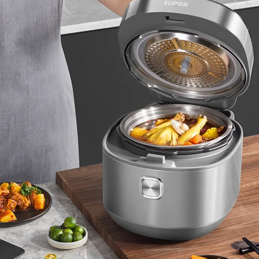 Upgrade Your Cooking Game with this 5L Non-Stick Multi-Functional IH Electric Pressure Cooker