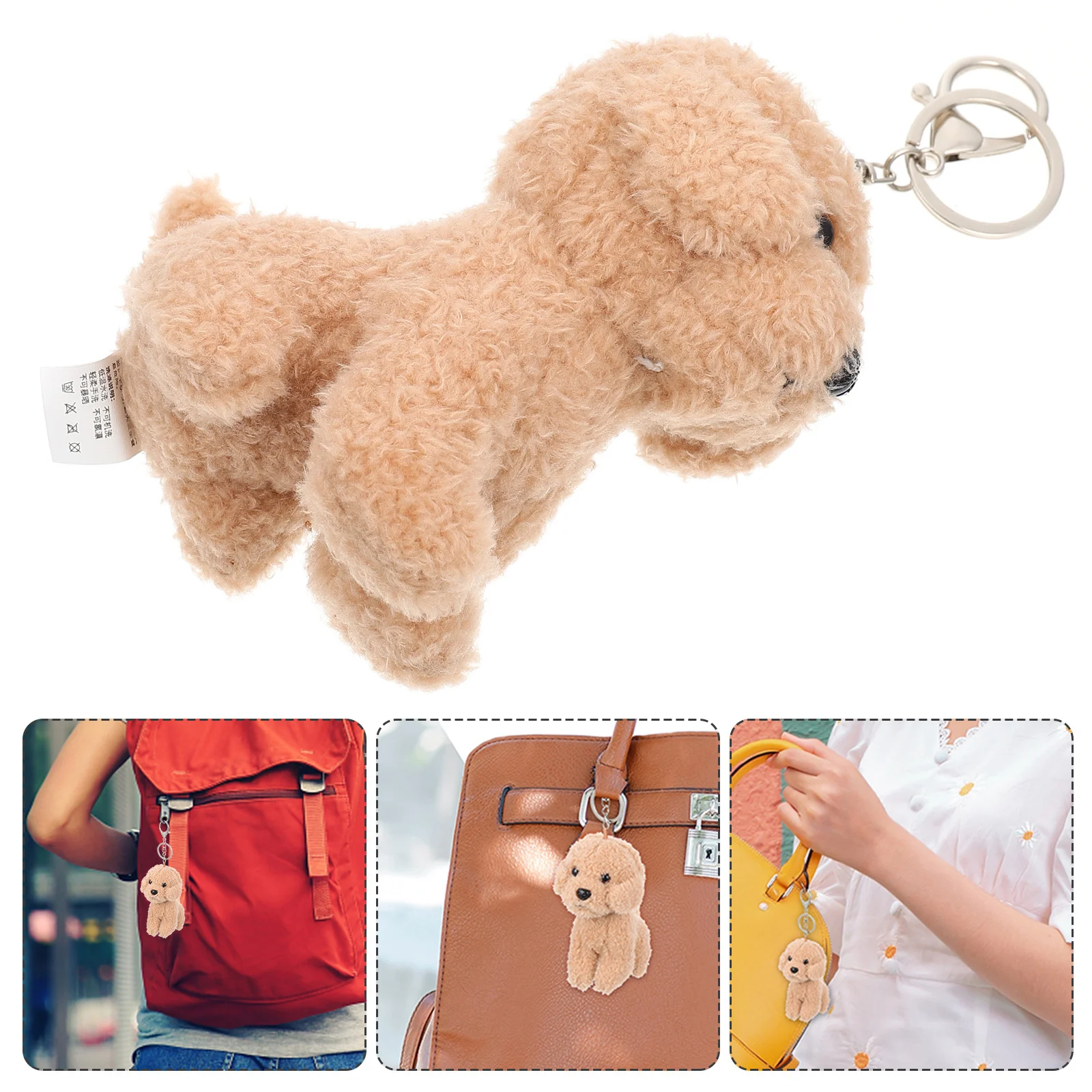 

Подвеска в форме милой собаки, сумка, мини-подвесное украшение для сумки, школьная сумка, брелок для ключей, декор, портативный легкий шарм, идея подарка