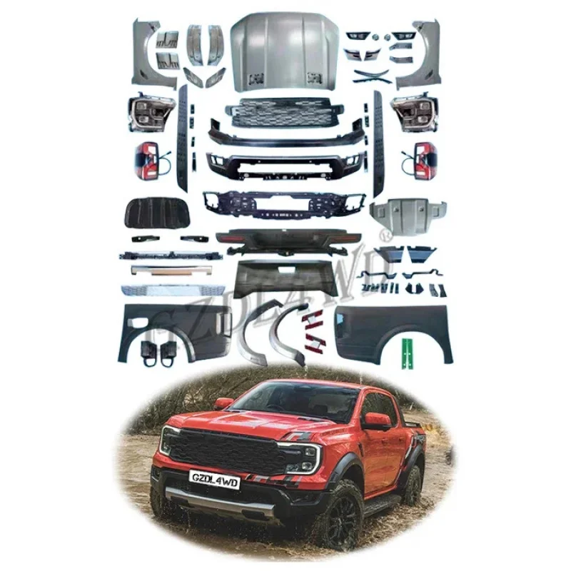 

Car Conversion Kit For Ranger T6 T7 T8 Upgrade To T9 Raptor Facelift Upgrade Body Kits
