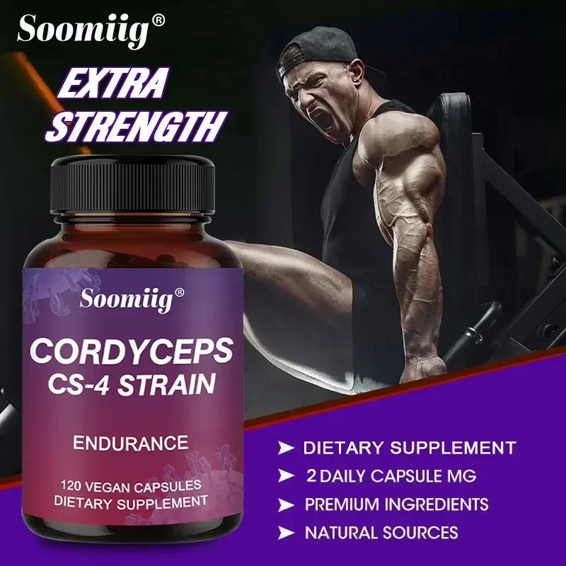 Nutrition, Cordyceps CS-4 Strain, 120 Vegan Capsules, Improves Endurance, Helps Immune & Cardiovascular Health