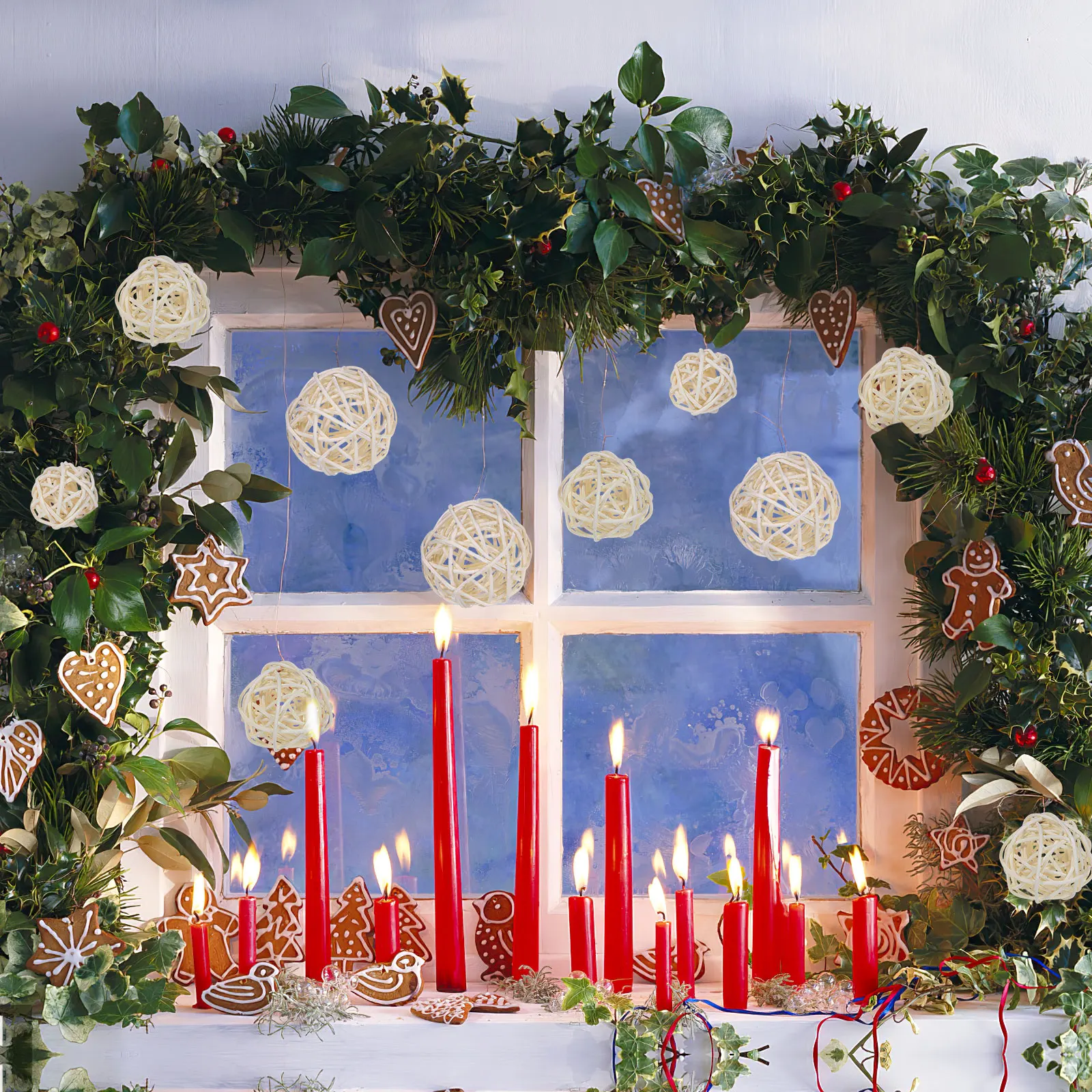 

15Pcs Rattan Ball Craft Set Mixed Diameter Wedding Table Decoration Christmas Party Hanging Rustic Home Garden Wicker