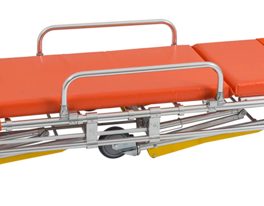 H-3A Aluminum Alloy Emergency Automatic Loading Folding Ambulance Patient Stretcher