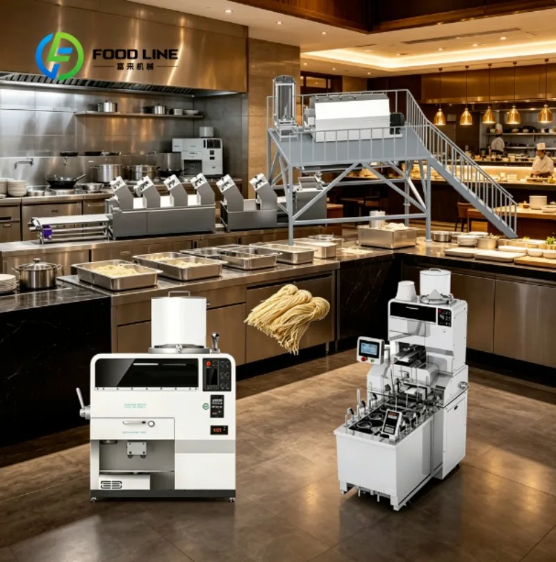 Commercial Full Automatic Noodle Production Line Industrial Noodle Maker Machine High Efficiency Equipment
