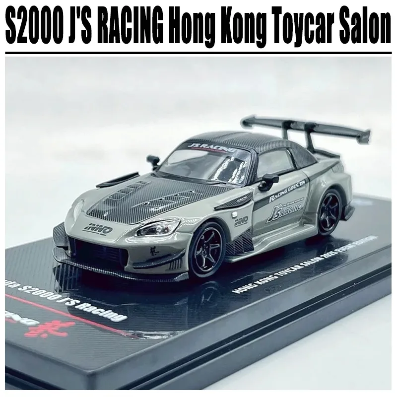 INNO 1/64 S2000 J'S RACING Hong Kong Toycar Salon 2025 Evento Edition Giocattolo in lega Veicolo a motore Pressofuso in metallo Modello Regali