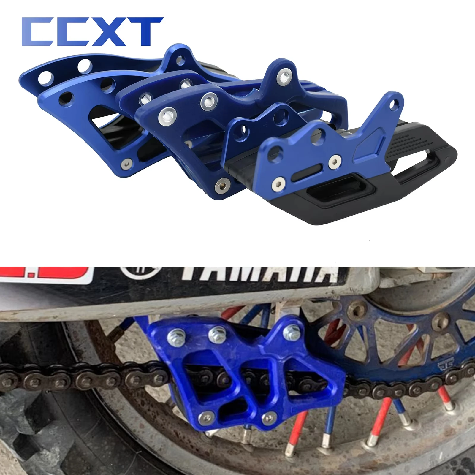 

Motorcycle CNC Rear Chain Guide Chain Guard Protector For Yamaha YZ125 YZ250 YZ250F YZ450F YZF250 YZF450 YZ250 YZ250FX 2007-2021