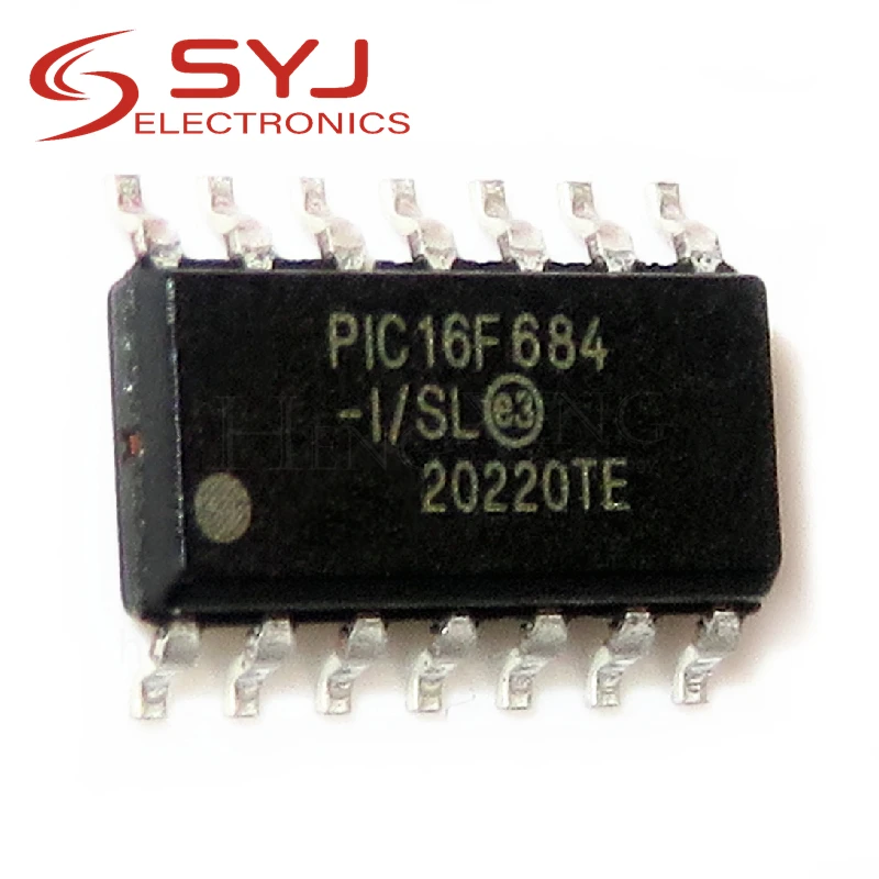 

10pcs/lot PIC16F684-I/SL PIC16F684 SOP-14 New original In Stock