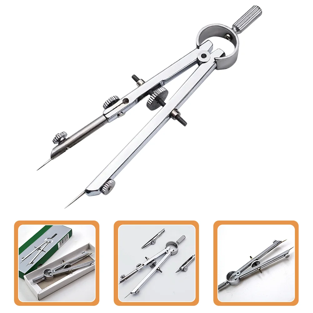 Portable Compass Metal Geometry Compass Daily Use Compass Designer Accessory screen door spring closer