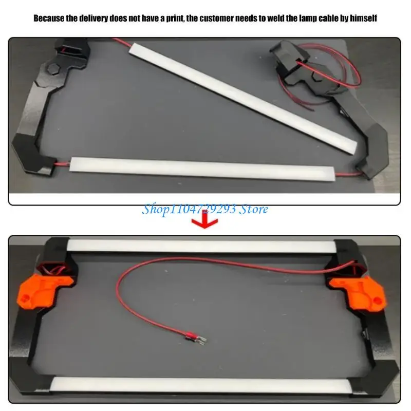 

Y2GD Printer Enhancement Double LED Light Strips Power Switcher for MK4 Printers