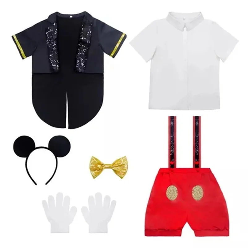 Boys and Girls Summer Dress Up Toddler Cartoon Mouse Cosplay Costume Baby Clothes Sets for Children Summer Suit with Accessory 6 Boys and Girls Summer Dress Up Toddler Cartoon Mouse Cosplay Costume Baby Clothes Sets for Children Summer Suit with Accessory 6
