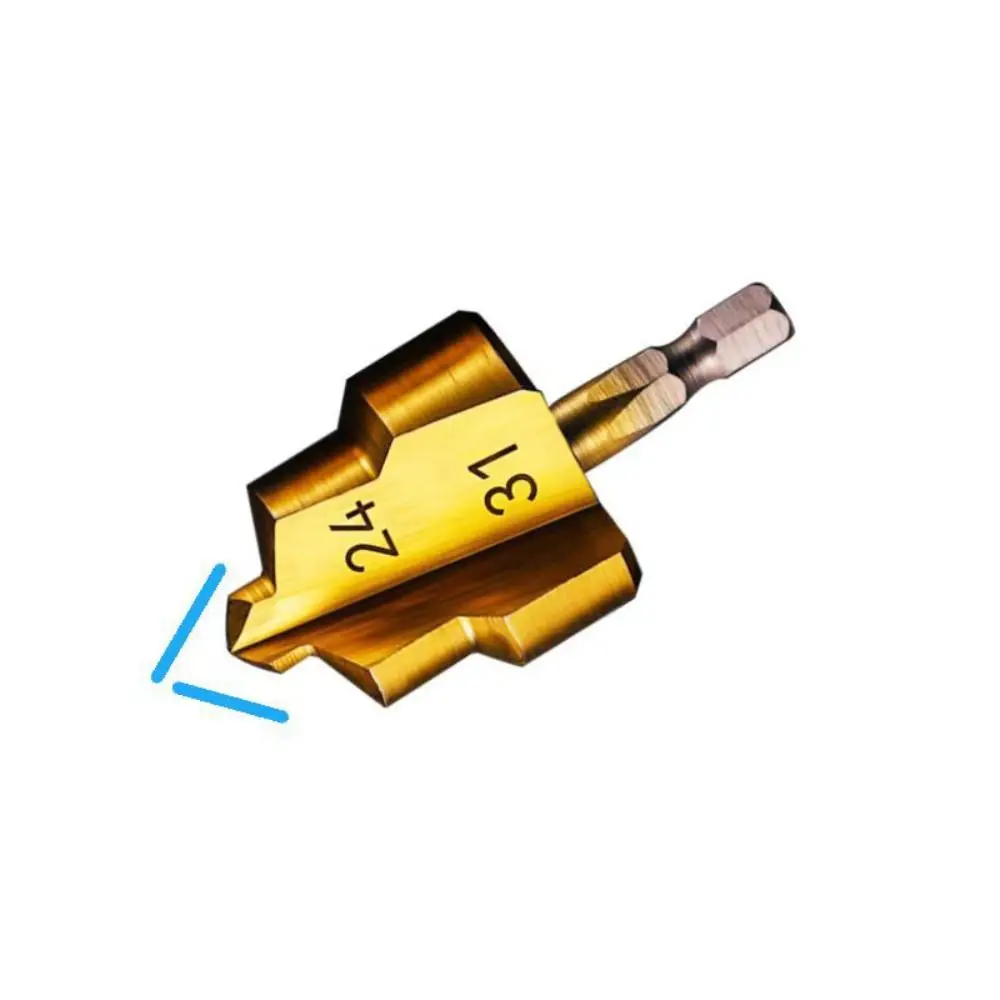 

3PCS Hexagon Shank PPR Lifting Drill Bit Water Pipe Connection Tool High Hardness Steel Stepped Drill Bit 31/24/19mm Effortless
