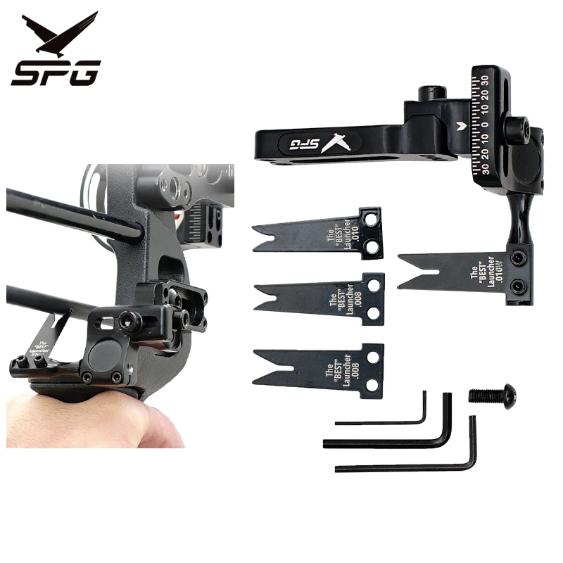 Arrow Rest Archery Adjustable Compound Bow and Arrow Shooting Hunting Professional Three Steel Blade Aluminium Alloy Accessories