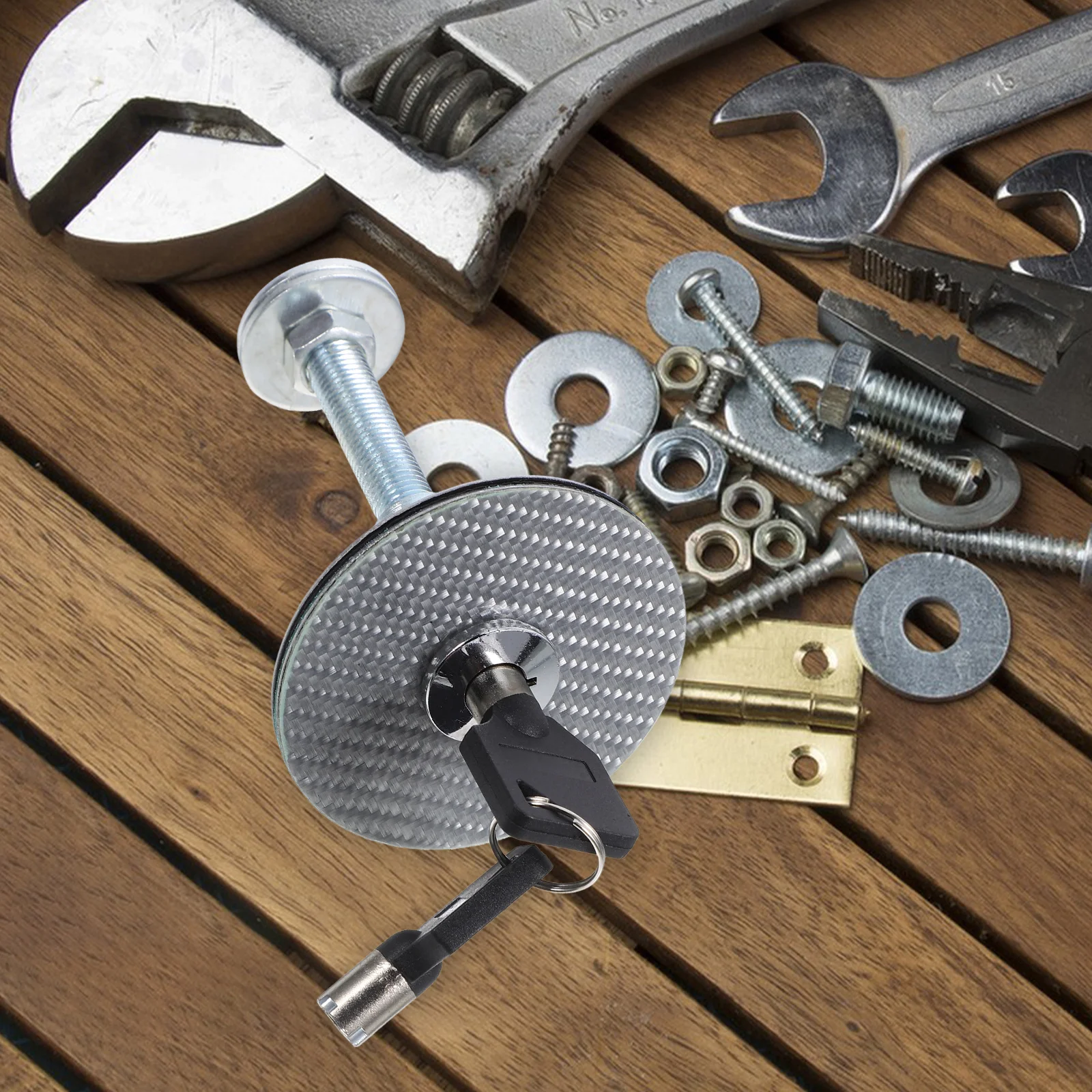 

2pcs Hood Pins Kit For Car Quick Release Bumper Fasteners Strong Locking Seamless Design Vehicle Hood Latch Pins Bumper Holder