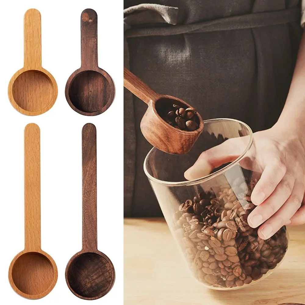 Wooden Measuring Spoon Set Kitchen Measuring Spoons Tea Coffee Scoop Sugar Spice Measure Spoon Measuring Tools for Cooking Home