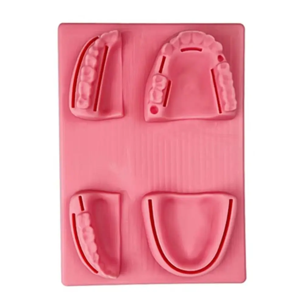 

Силиконовая стоматологическая модель для швов полости рта/гумки, 4 типа раны, имитация стоматологической обучающей модели, практика наложения швов, мягкая подушечка для швов оральной кожи