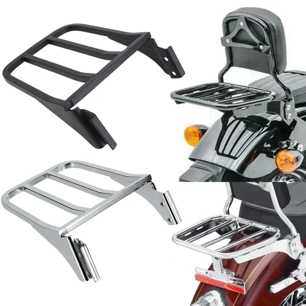 

Motorcycle Detachable Rear Luggage Sissy Bar Rack For Harley Sportster Dyna Fatboy Wide Super Glide Softail Heritage Springer