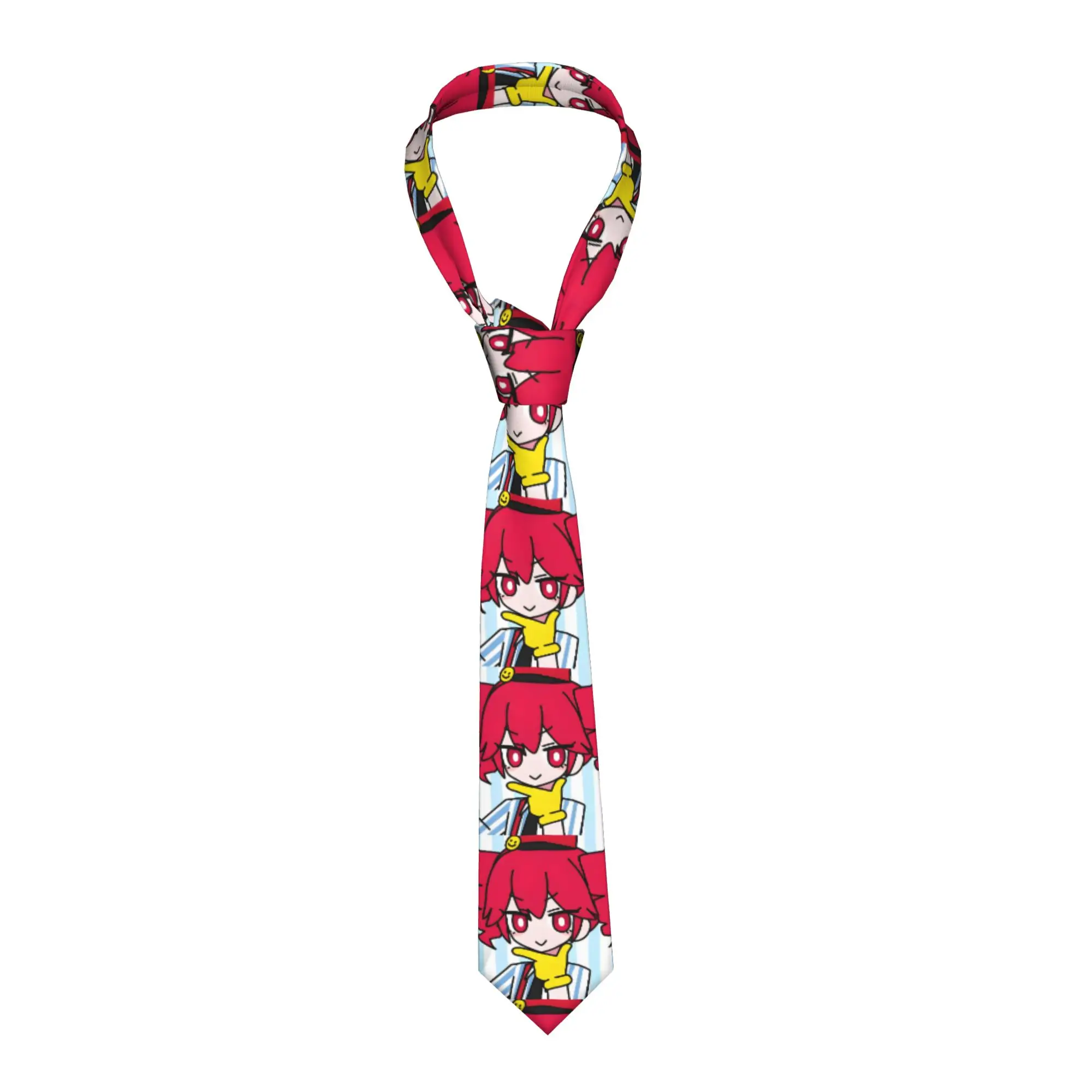 Cravate unisexe Mesmerizer Kasane Teto Hatsune Miku, 8 cm, fine, classique, motif dessin animé, pour hommes, accessoires de costume, cravate de mariage