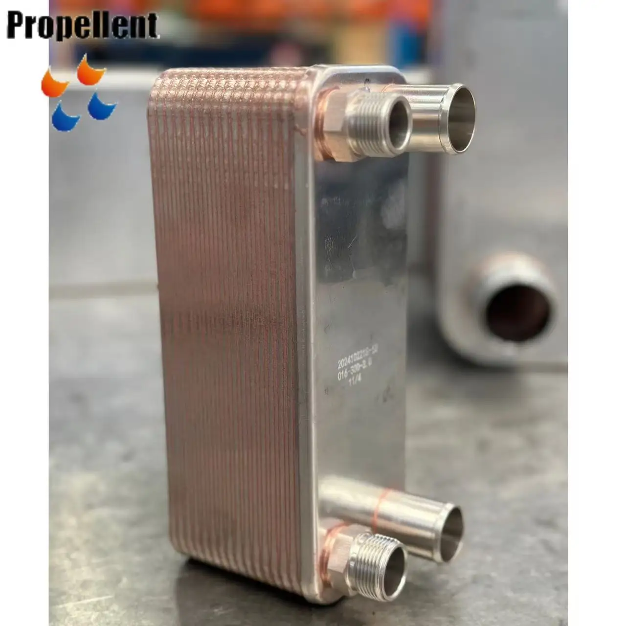 Brazed Plate Heat Exchanger Kit with Brackets | Easy Installation | Free Technical Support
