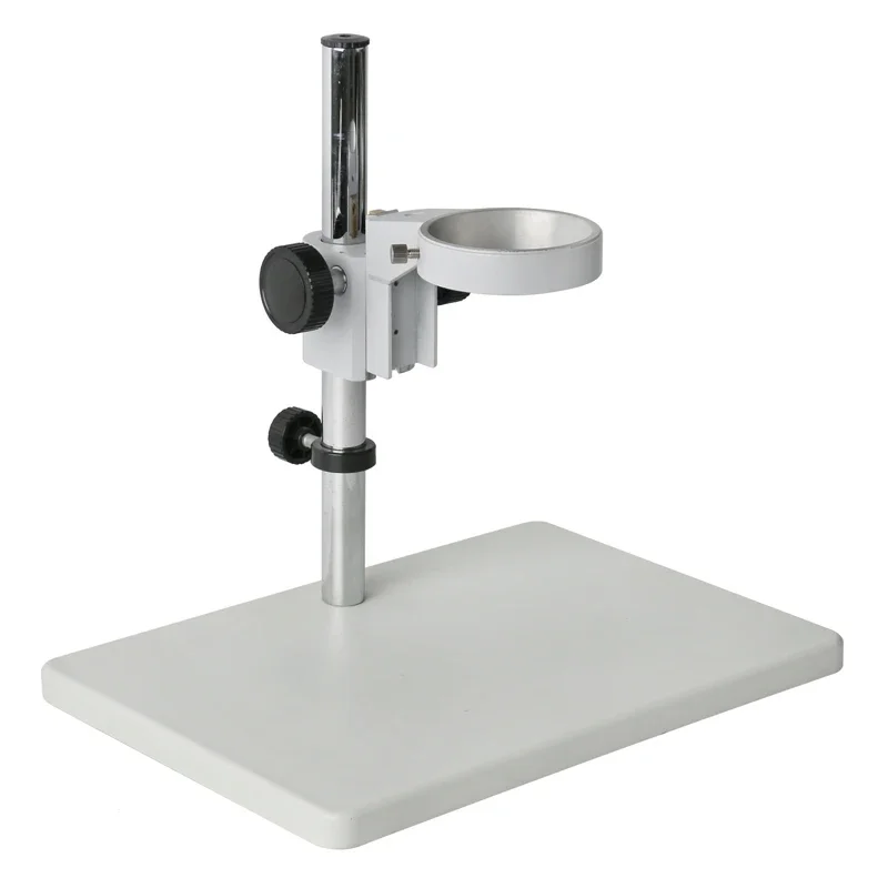 Big Size Adjustable Boom Table Working Stand Holder+84mm Ring Holder+25mm Multi-Axis Metal Arm For Trinocular Stereo Microscope