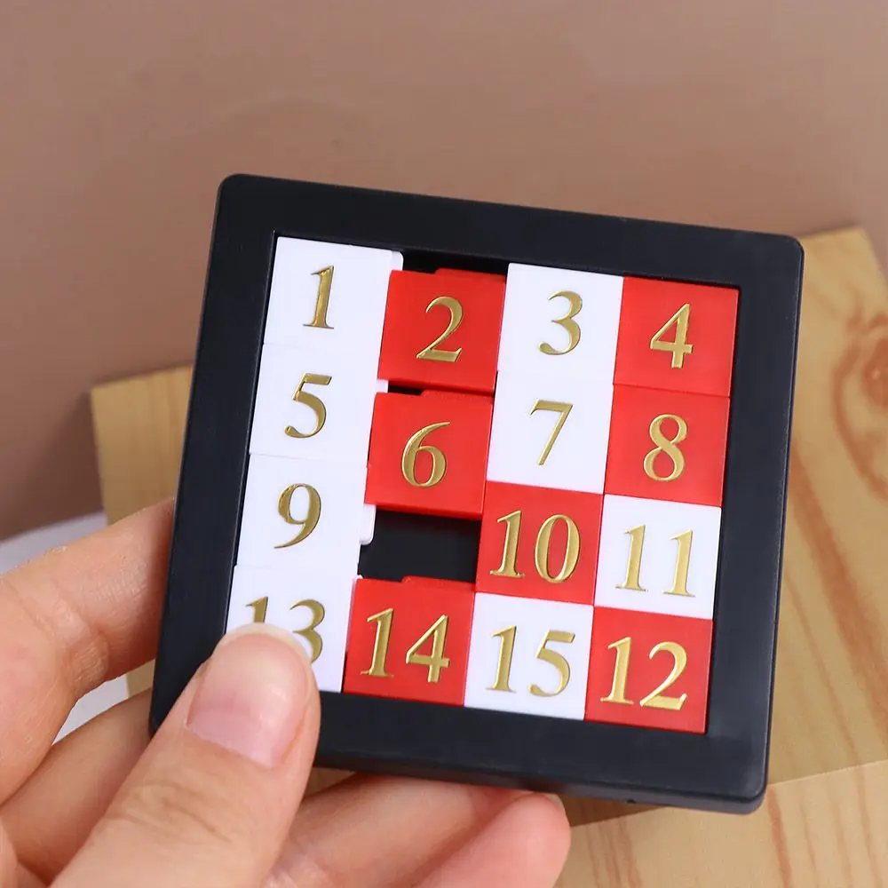 Geschenke Spiel Blöcke Logik Spiel Kindergarten Geschenk Frühe Pädagogische Spielzeug Bewegliche Schiebe Spielzeug Anzahl Puzzles Spielzeug Schiebe Puzzle