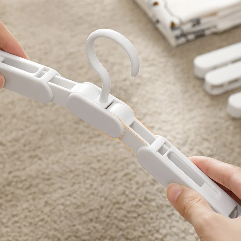 

Portable Travel Thickened Folding Clothes Hanger Multi-Function Drying Rack Non-Slip Clothes Hook