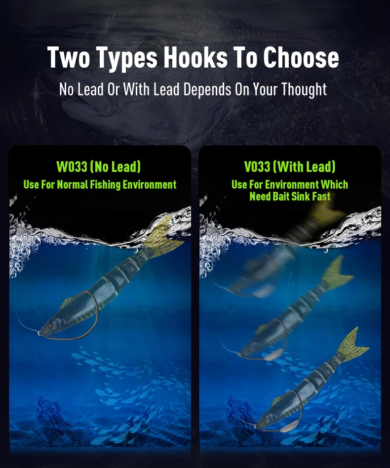 Kingdom Spring Fishing Hooks 3# 5# 6# 8# 10# Carbon Steel Lead Crank Hook with Spring Lock Soft Bait Fishing Gear Accessories