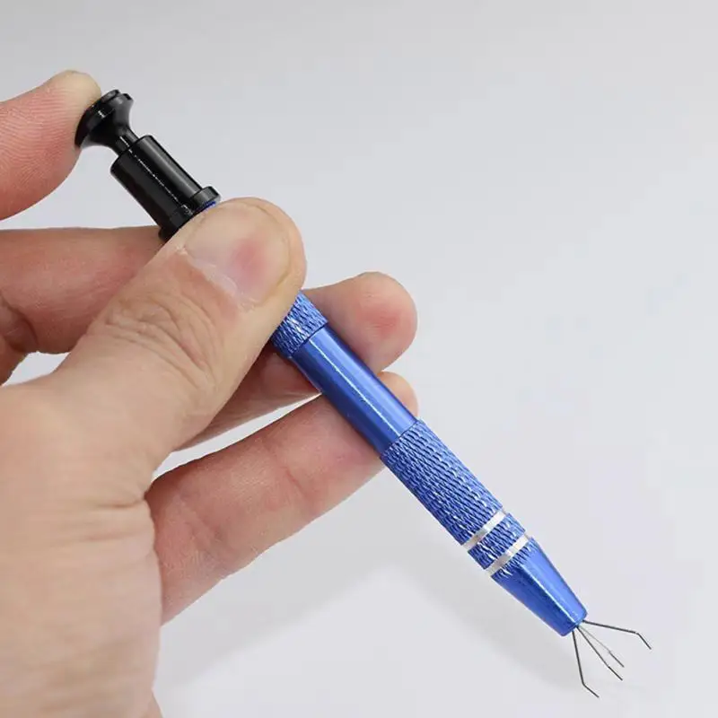 

Chip Blue Four Claw Hand Tool Repair Tool Handmade Tools Suck Mobile Phone Electronic Component Ic Extractor