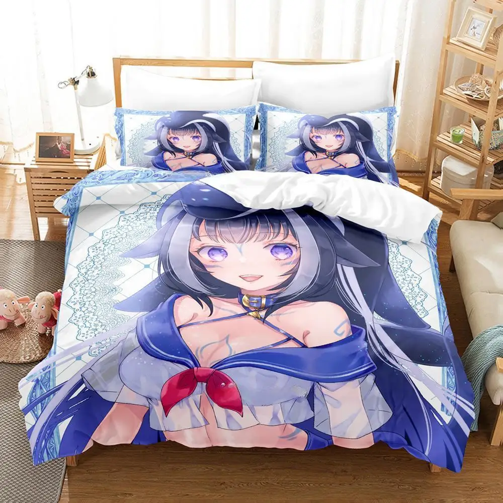 Anime Kawaii Girls Shylily Bedding Set Single Twin Full Queen King Size Bed Set Adult Kid Bedroom Duvet cover Sets Home Textiles