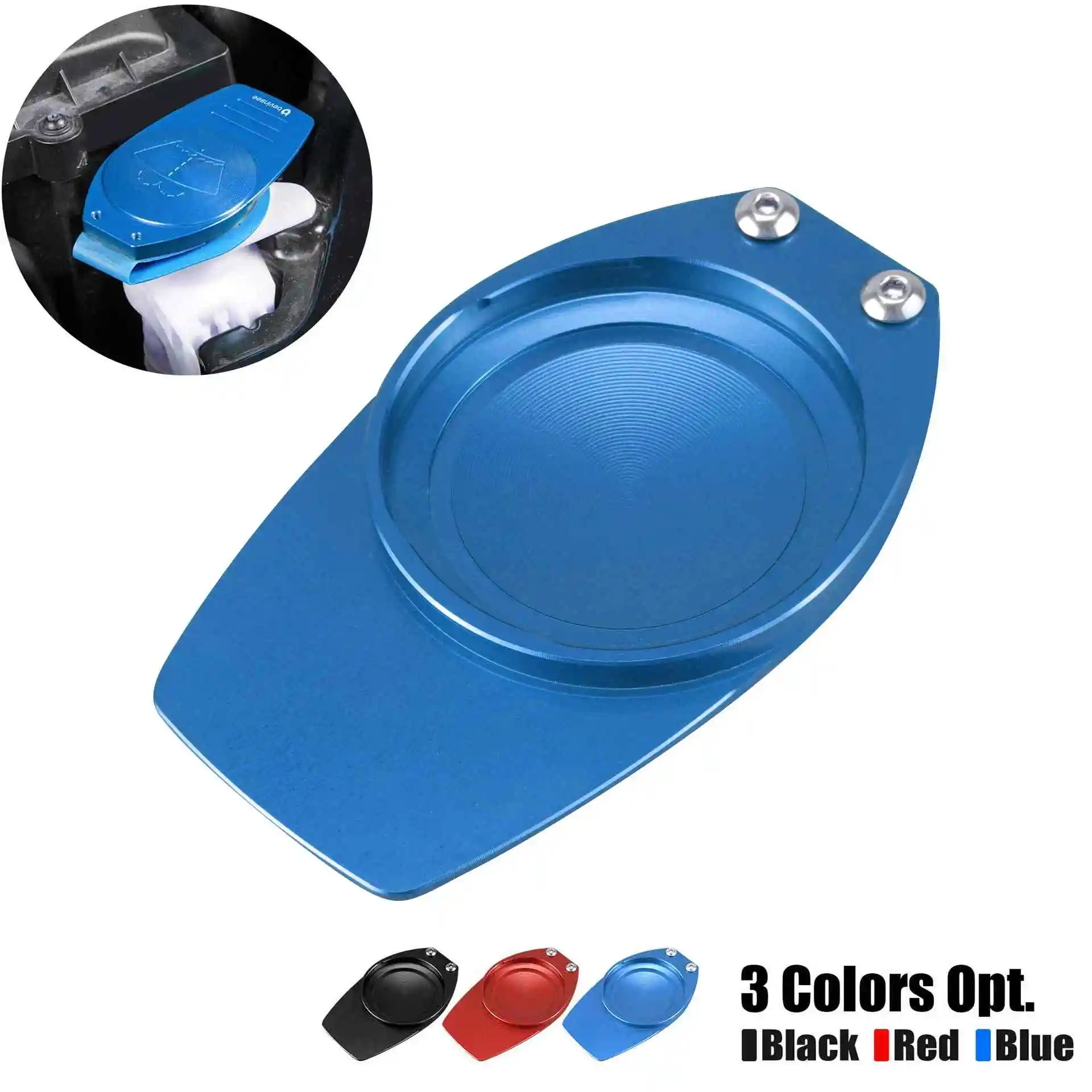 

Aluminum Washer Fluid Cap For Audi A3 S3 8V RS3 8V TT 8S Q3 For VW For Golf MK7 For SEAT Leon III Cupra 5F For Skoda Octavia III