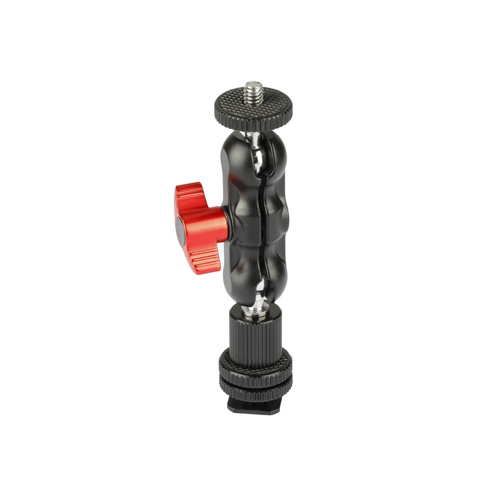 HDRIG 1/4 "-20 Bóng Đầu Nối Dài Cánh Tay Với Giày Ốp Cho Camera Màn Hình/Đèn Pin