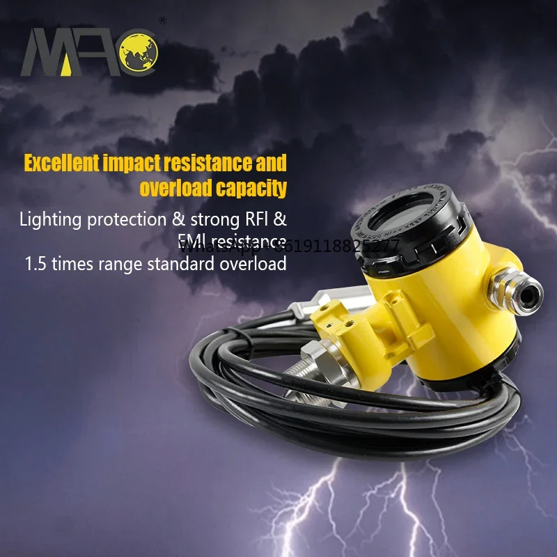 Transmissores Submersíveis De Nível De Pressão, Macsensor, 4-20mA, RS485