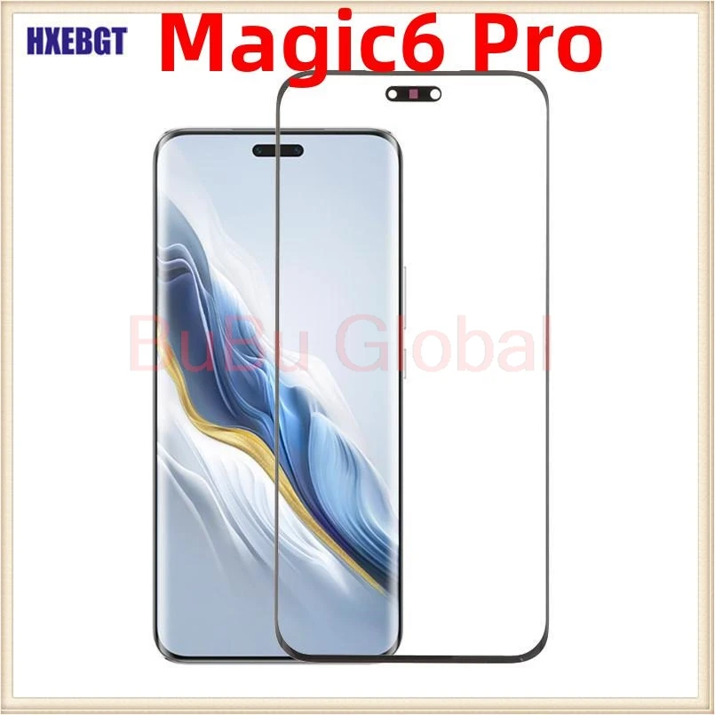 

Для Honor Magic6 Pro ЖК-дисплей, внешнее стекло, объектив, сенсорный экран, стеклянная крышка объектива, запасные части