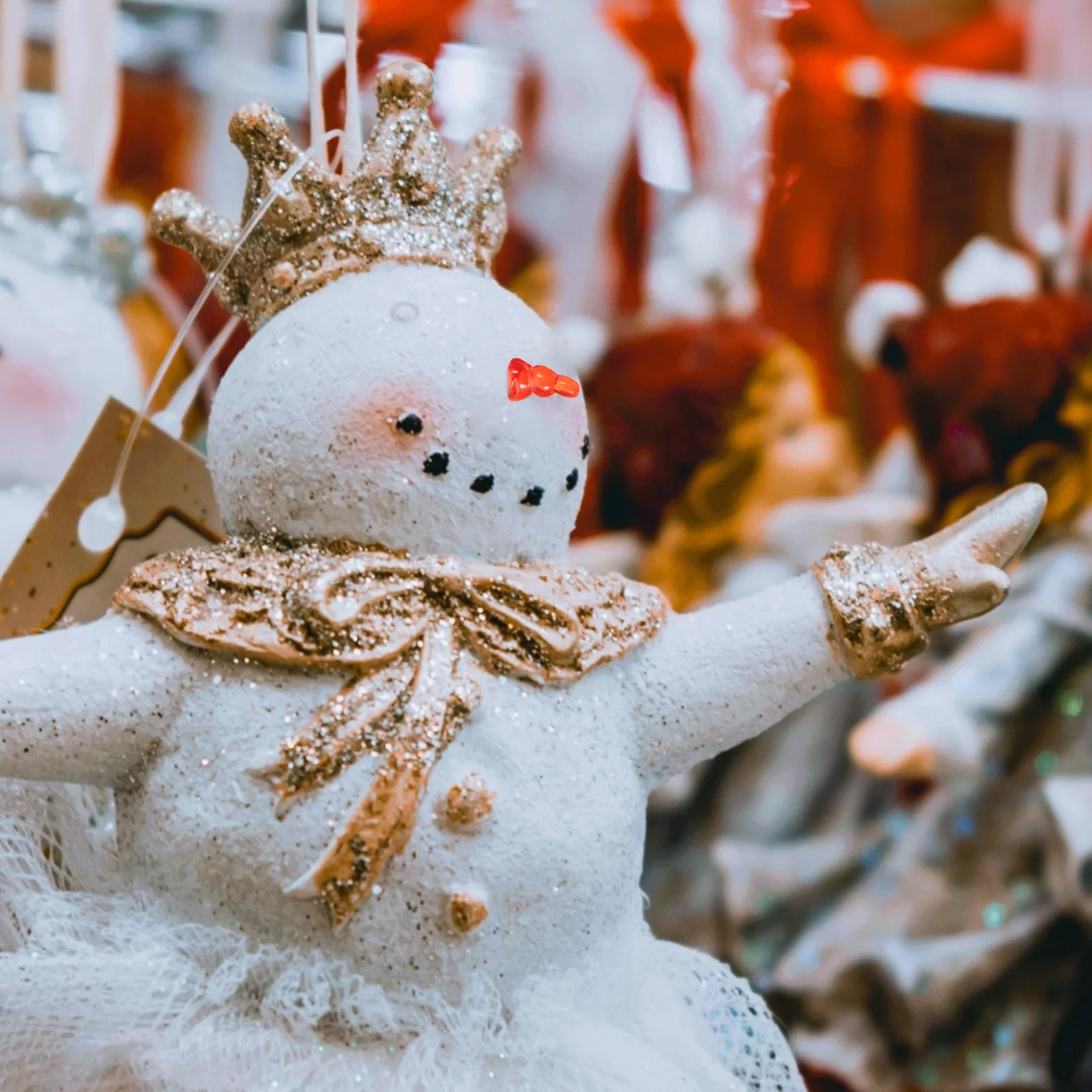 

100Pcs DIY Plastic Snowman Nose for Xmas Snowman Making Crafts Christmas Nose Decoration Xmas Supplies Christmas Decoration