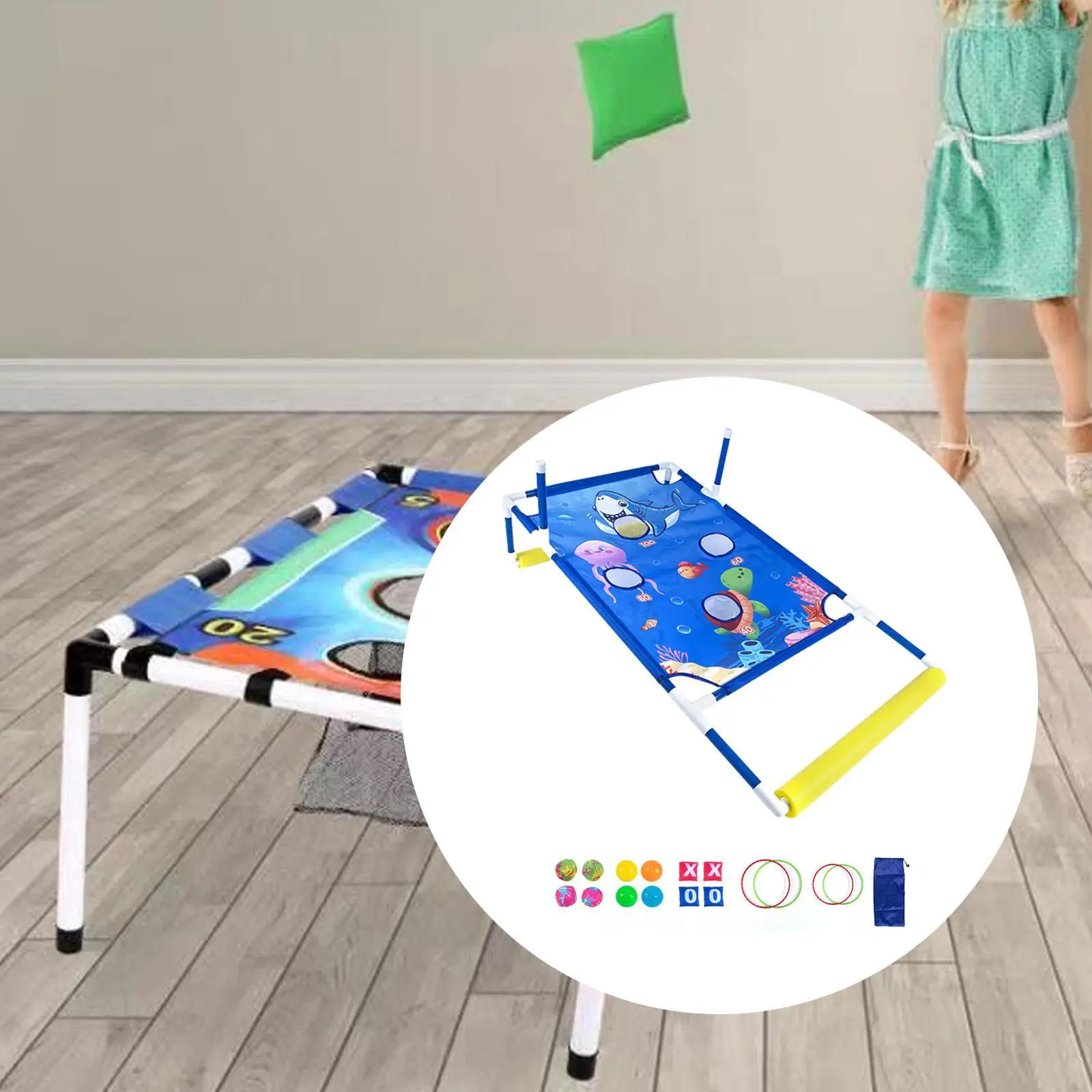 Pool-Wurfspiel-Tasche, Aktivitäten, Wasserbeständigkeit, Maislochbrett, Außenhof, Rasen