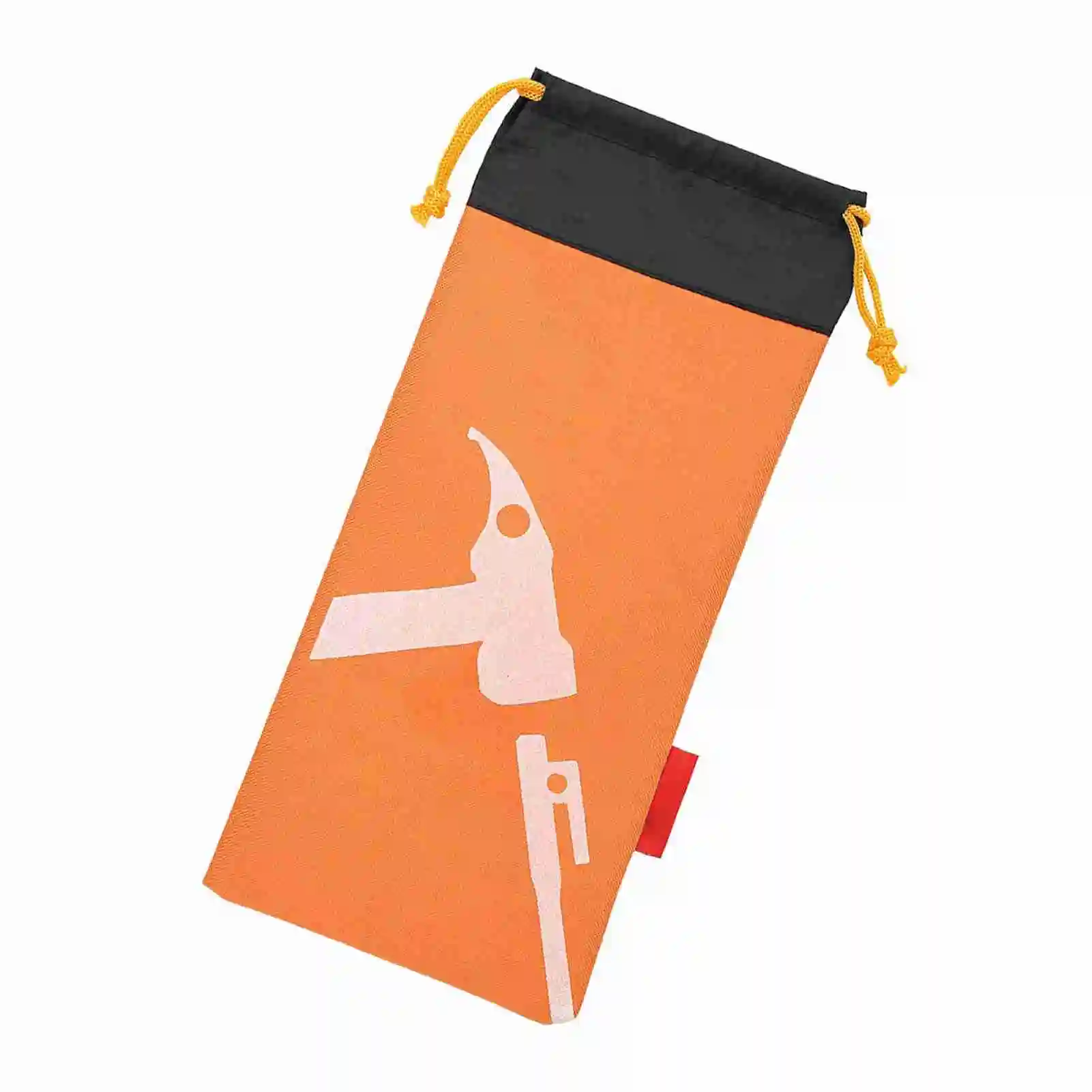 Tent Camping Tentharing Hamer Nagelzakje Zwart Peg Nagels Staak Opbergtas (oranje)