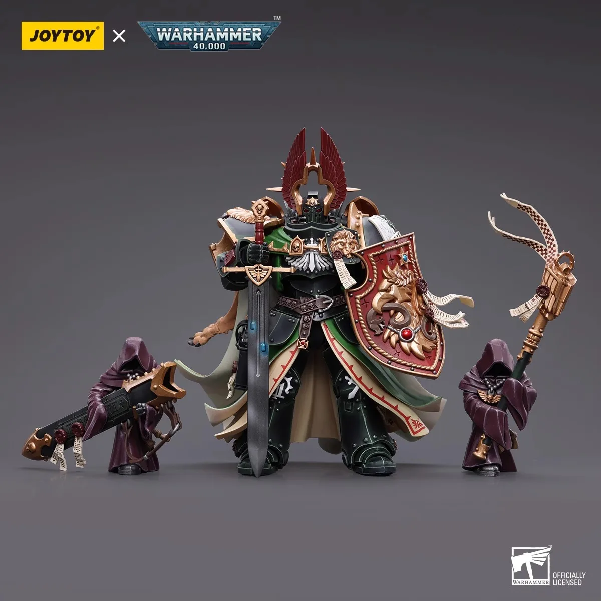 

JOYTOY Dark Source Warhammer 40K Dark Angel Primitive Gene Lion ElJonson King Leon Elrongson Mobile Soldier Model