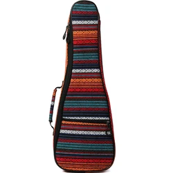 21/23/26 Inch Guitalele Ukulele Guitar Case Soft Bag Baritone Stripe Blue Backpack Ukelele Guitarra Accessories Gig Acoustic