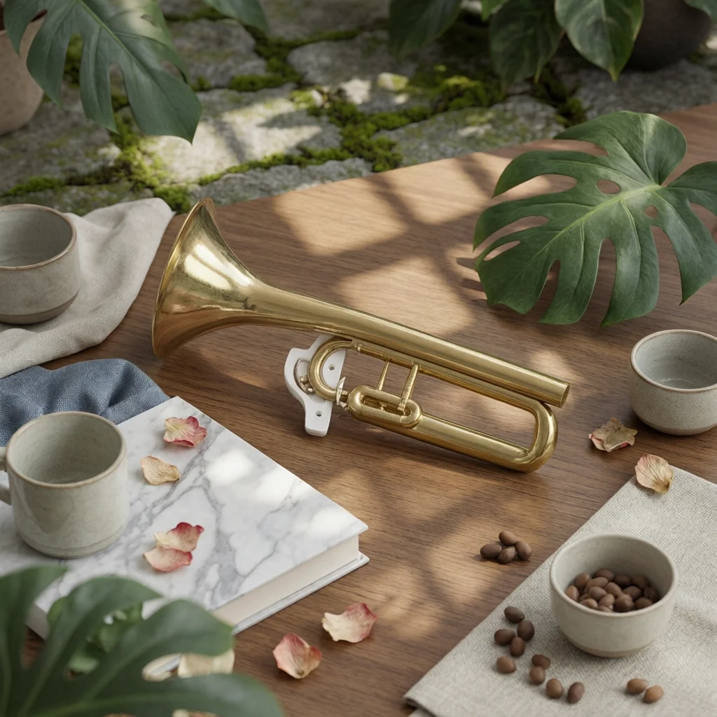 Trumpet Slide Puller Stepped Design Tuning Slide Puller Brass Instrument Repair Tool White Finish Brass Tube Extraction Fixture
