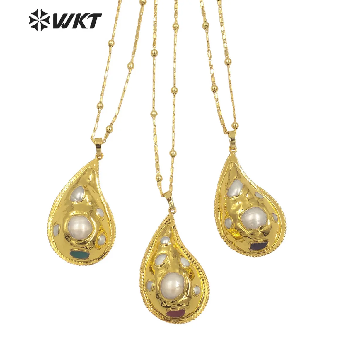 WT-JN263  2023 WKT Trendy Style Freshwater Pearl Necklace Jewelry Chain Attractive Design Women Supplies Popular 18Inch