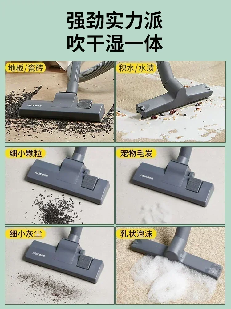 Aspirapolvere commerciale ad alta potenza per uso domestico Grande aspirazione portatile Potente una macchina di aspirazione Decorazione industriale piccola