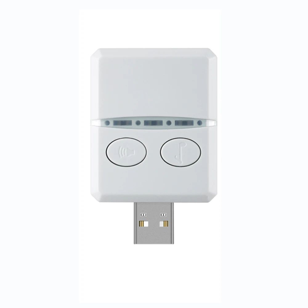 Sonnette de porte USB sans fil pour la maison, mini sonnette extérieure, RF 433MHz, appairage, télécommande, 30 sonneries, volume, soeur, soins du lit, appel