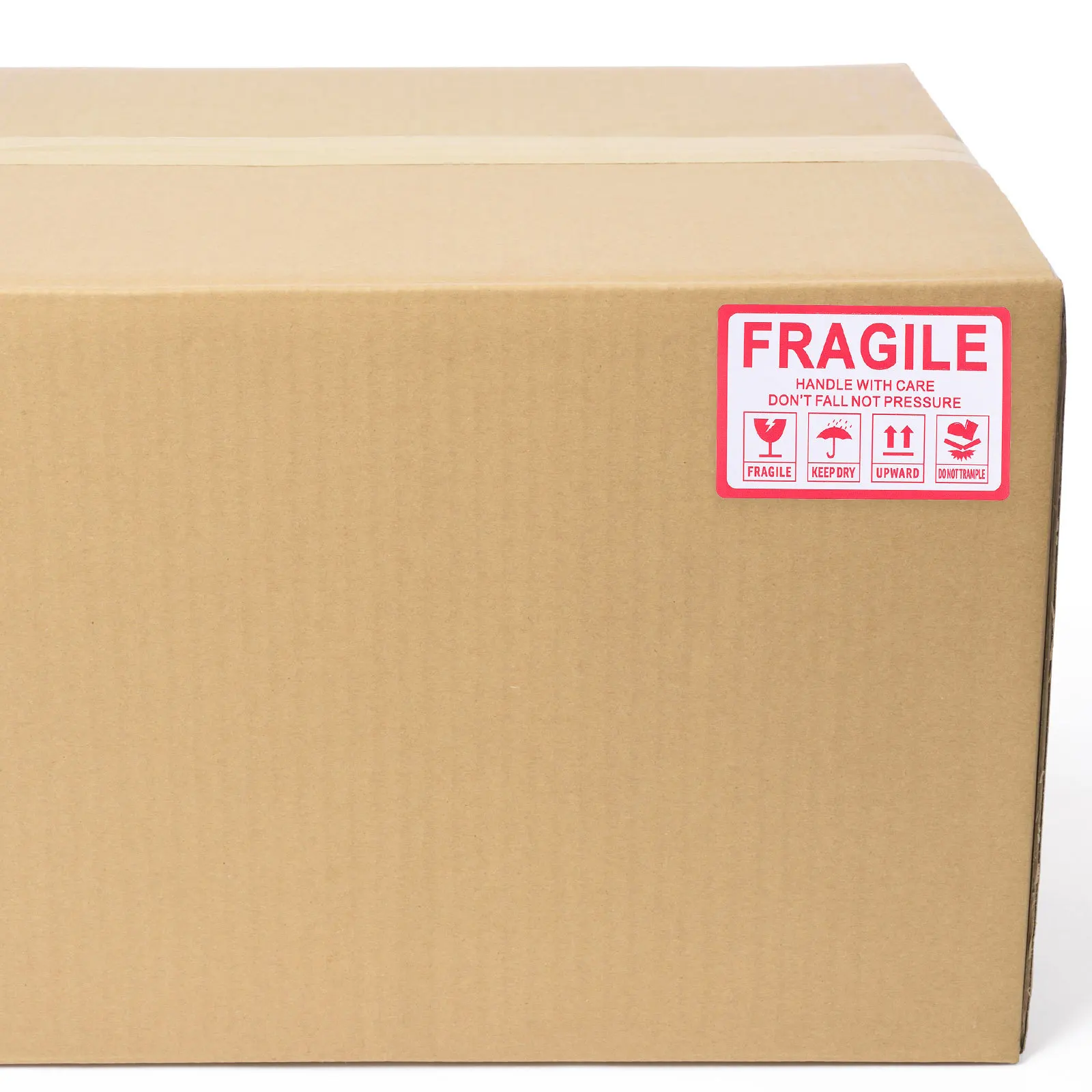 1000Pcs Shipping Fragile Warning Labels Handle Care Adhesive Stickers Small Business Packaging Moving Box Supplies