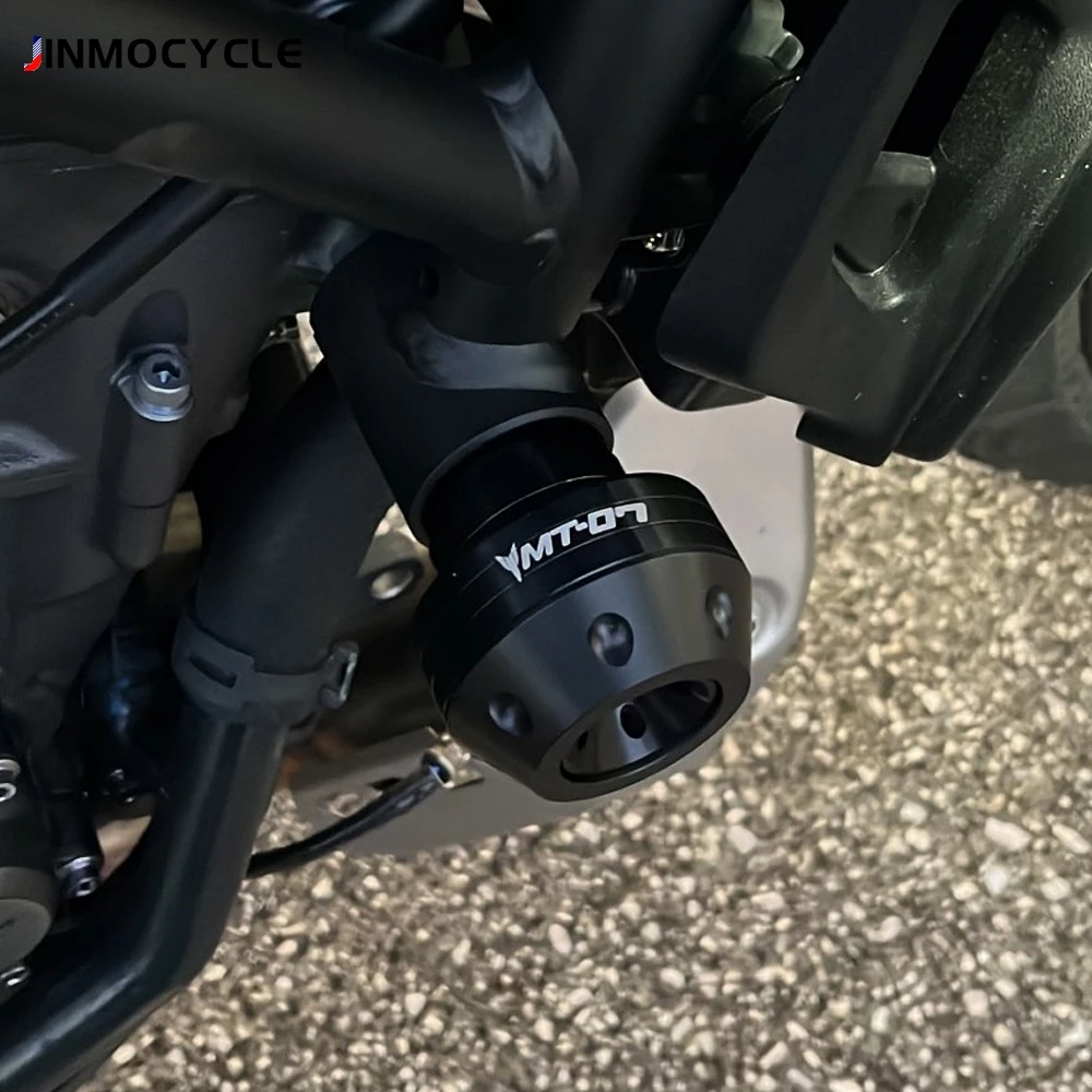 MT-07 Y-AMT Engine Protection Sliders For Yamaha MT07 FZ-07 2014-2026 Frame Sliders Crash Pad Falling Protector Pads MT 07 FZ 07