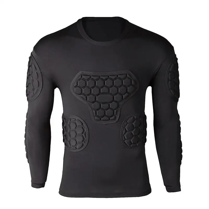 

Goalkeeper Jerseys for Rugby, Padded Shirts, Pants Protector, Thicken EVA Sponge, Elbow and Knee, Soccer Uniform