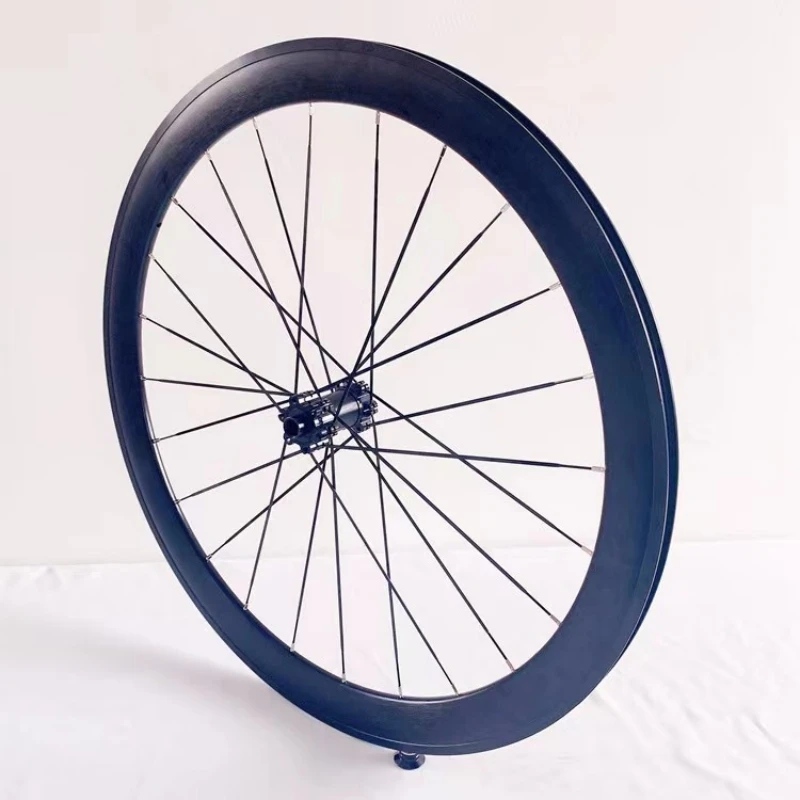 120 Ring 700C40MM/50MM Frame High Straight Pull Wind Flat Spoke 6 Claw Disc Brake Barrel Axle Road Wheel Set