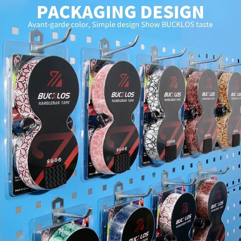 BUCKLOS Road Bicycle Handlebar Tape Flower Shock Absorption Bike Handles Bar Wrap Comefortable Waterproof Racing Bike Straps